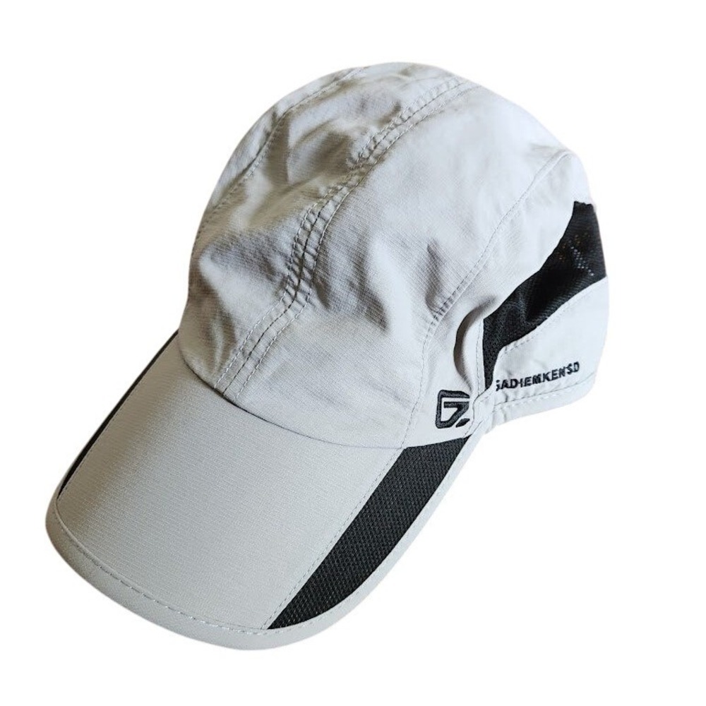 GADIEMKENSD Grey Quick Dry Running Cap Mesh Breathable Sports Hat Large